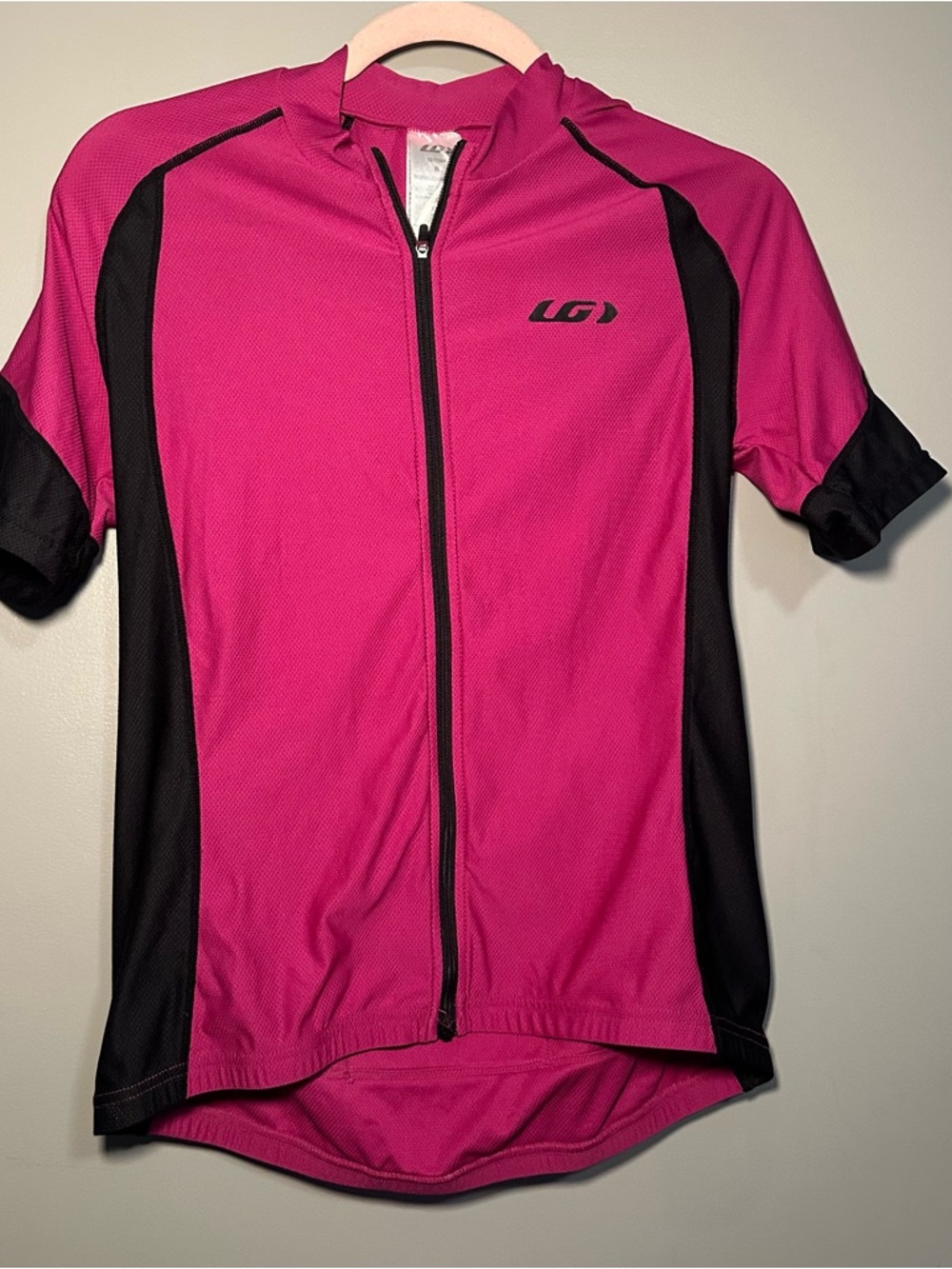 Women's Pink Cycling Jersey - Picture 2 of 12